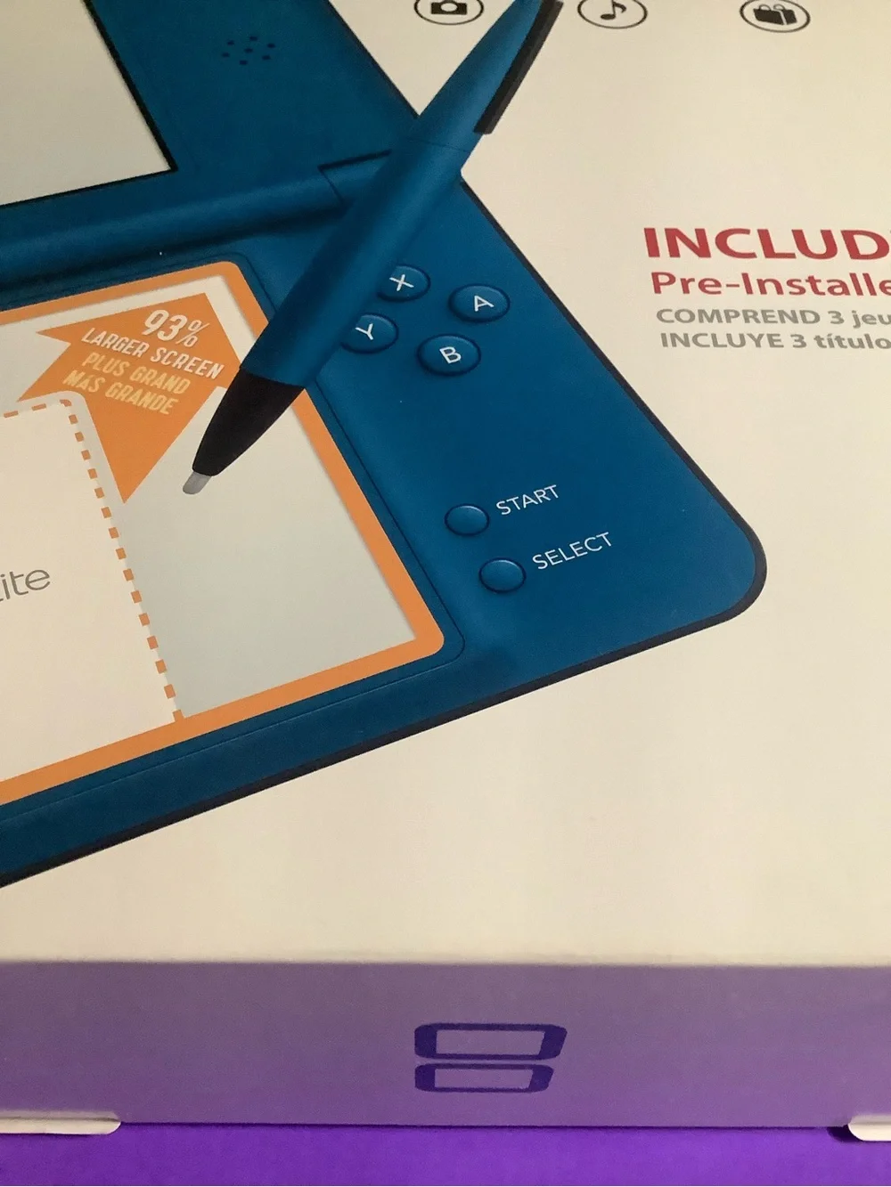 Jumbo Empty Large Nintendo DSXl Cardboard Display
